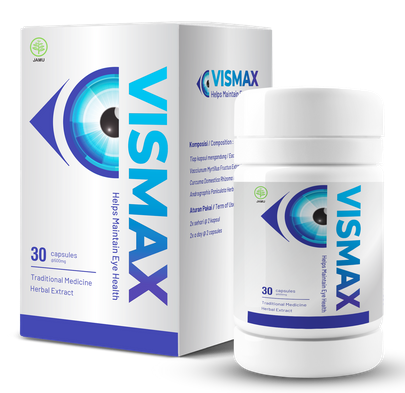 Vismax - Suplemen mata dengan formula alami berkualitas untuk mendukung kesehatan dan kejernihan penglihatan